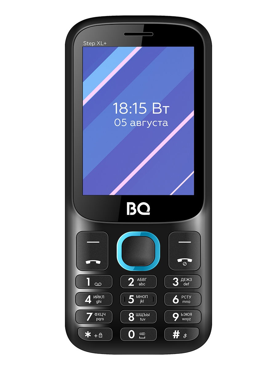 Сотовый телефон BQ M-2820 Step XL+ Black Blue