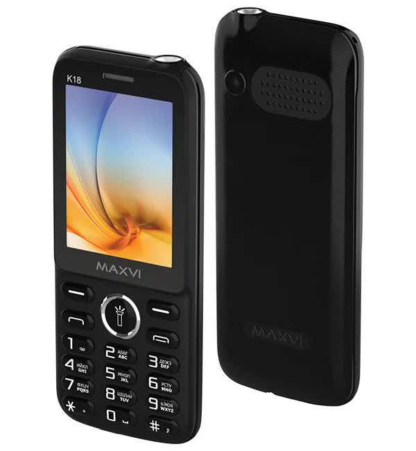 Сотовый телефон MAXVI K18 Black