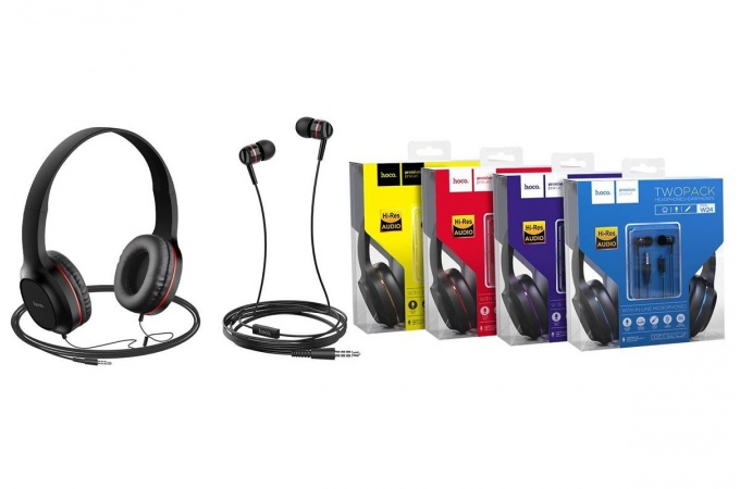Bluetooth - гарнитура HOCO W24 Red