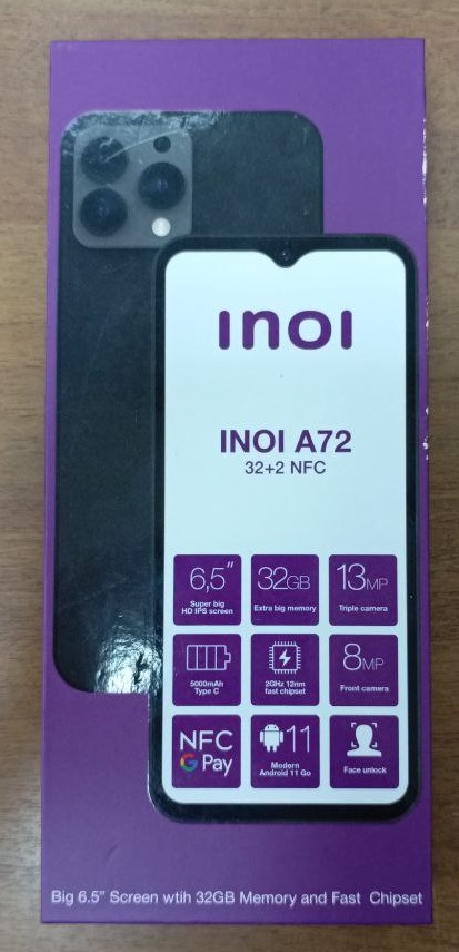 Сотовый телефон INOI A72 2/32Gb NFC Black б/у(-20%)№5035