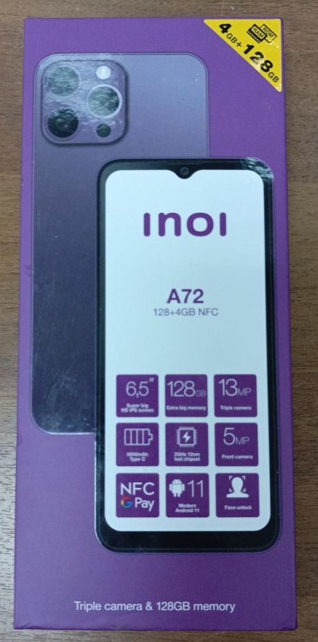 Сотовый телефон INOI A72 4/128Gb NFC Deep Purple б/у(-20%)№5060
