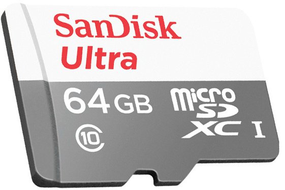 Карта памяти sandisk ultra 64 гб sdsqunr 064g gn3mn