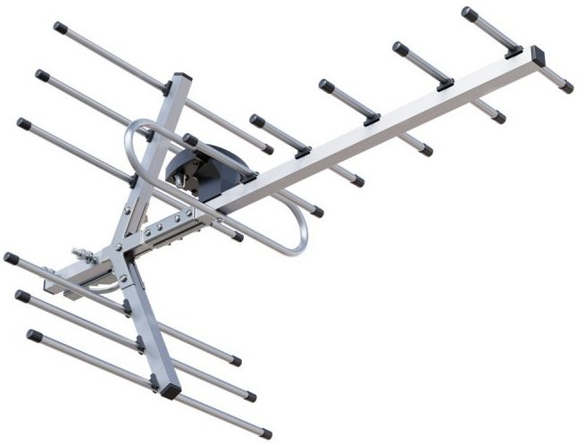 Антенна наружная РЭМО BAS-1147-5V Свияга активная, 34 дБ, с питанием от цифрового ресивер.