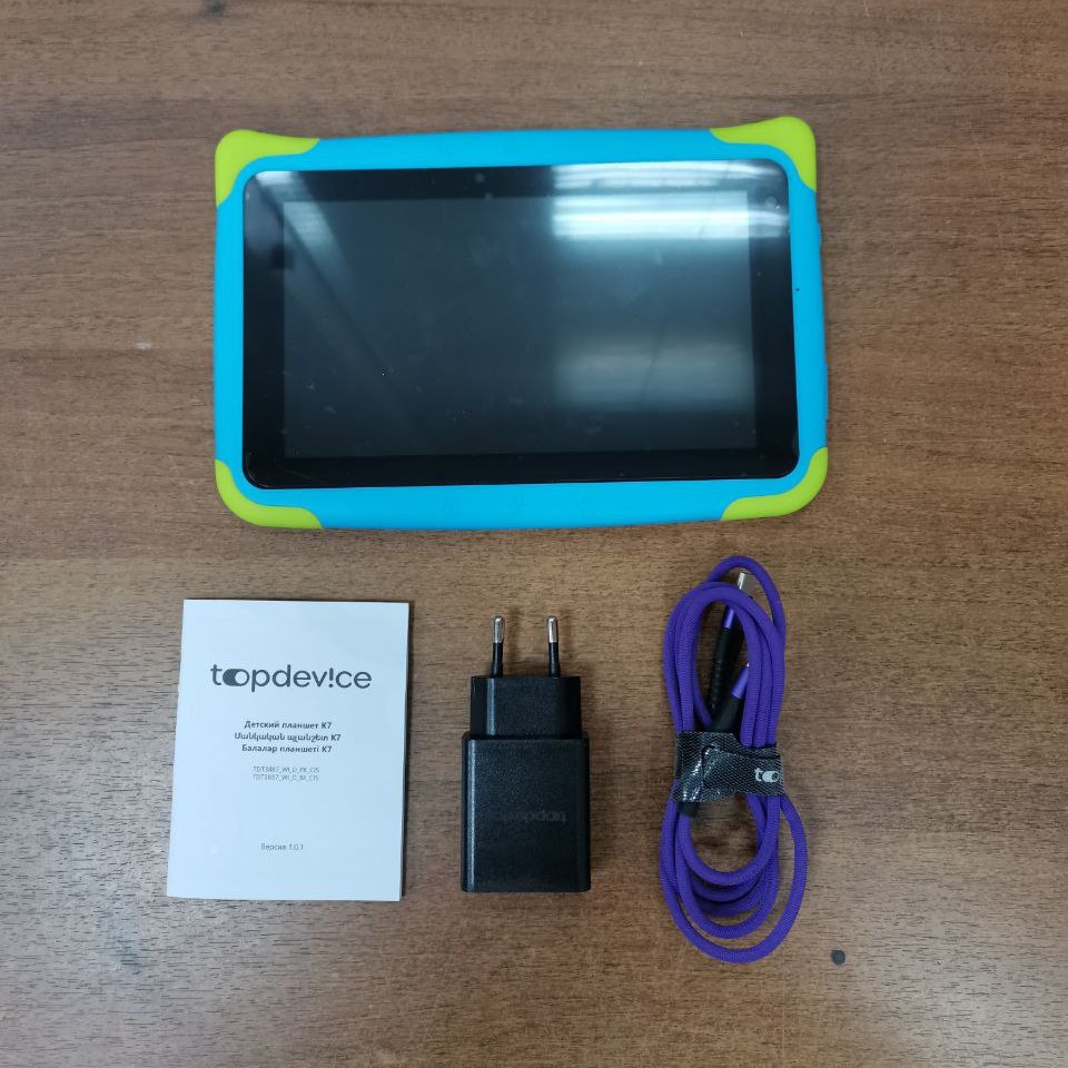 Планшет Topdevice KidsTablet K7 2/32Gb Blue(TDT3887) б/у(-25%)№3531 7",WiFi