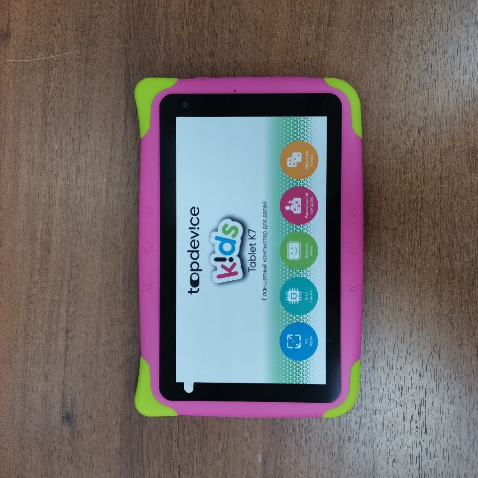 Планшет Topdevice KidsTablet K7 2/16Gb Pink (TDT3887) б/у(-25%)№3379 7",WiFi