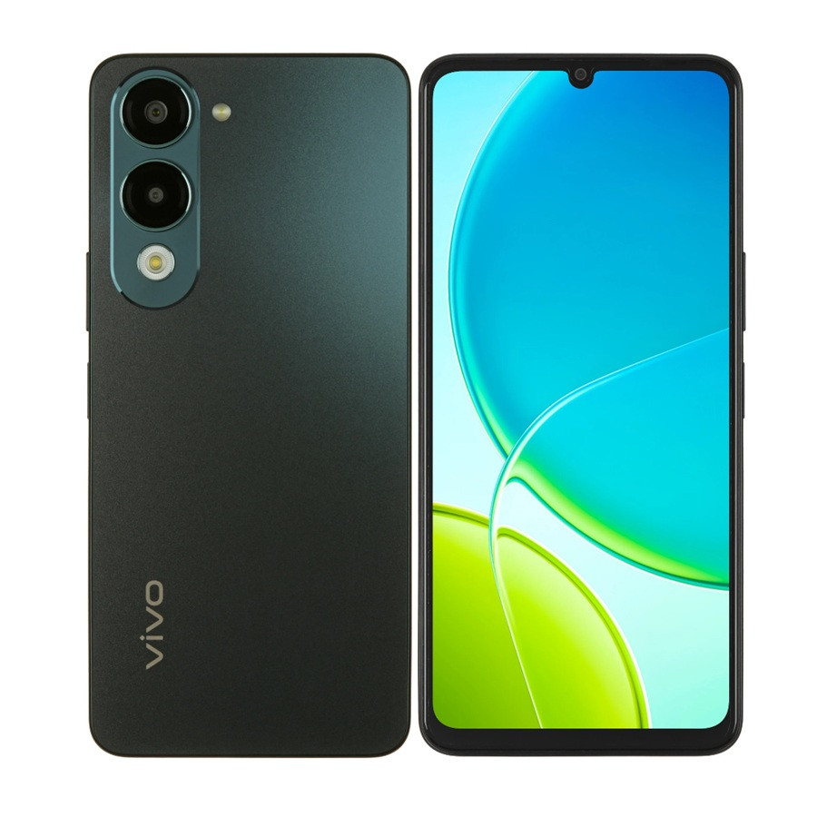 Смартфон Vivo Y04 128 ГБ Малахитовый чёрный