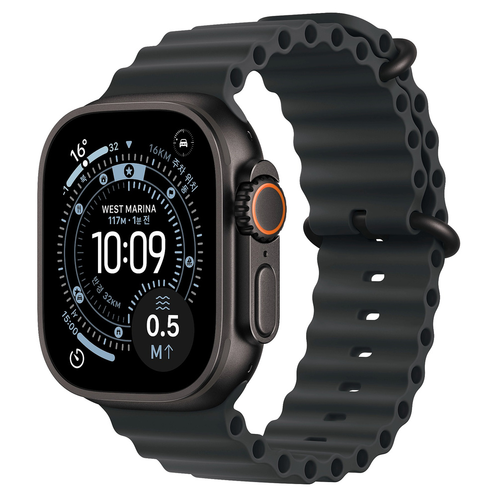Смарт-часы Apple Watch Ultra 3 49mm Black / Black Ocean Band MF0J4