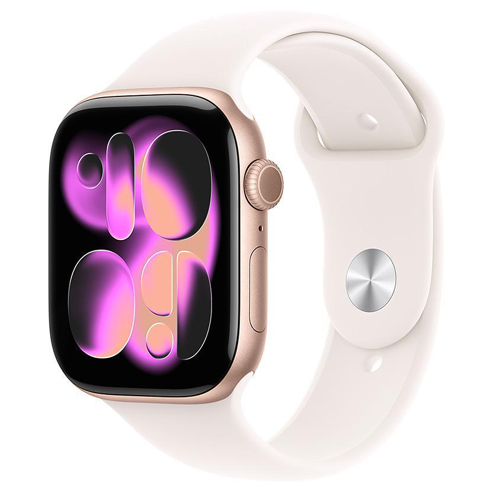Смарт-часы Apple Watch Series 11 46mm Rose Gold / Light Blush Sport Band S/M MEV64