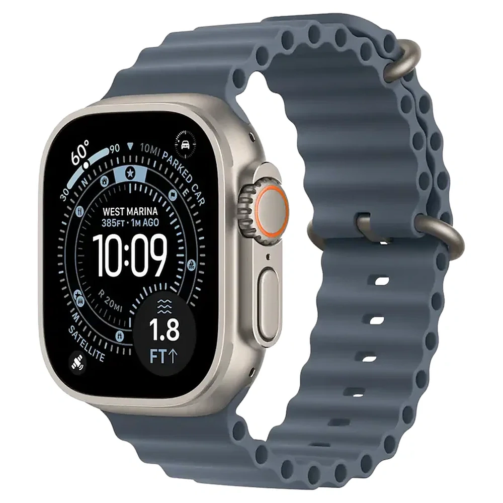 Смарт-часы Apple Watch Ultra 3 49mm Natural / Anchor Blue Ocean Band MEWH4
