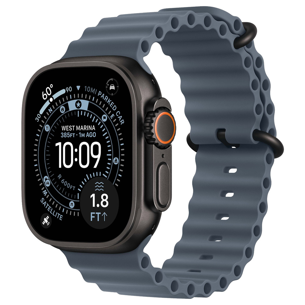 Смарт-часы Apple Watch Ultra 3 49mm Black / Anchor Blue Ocean Band MF254