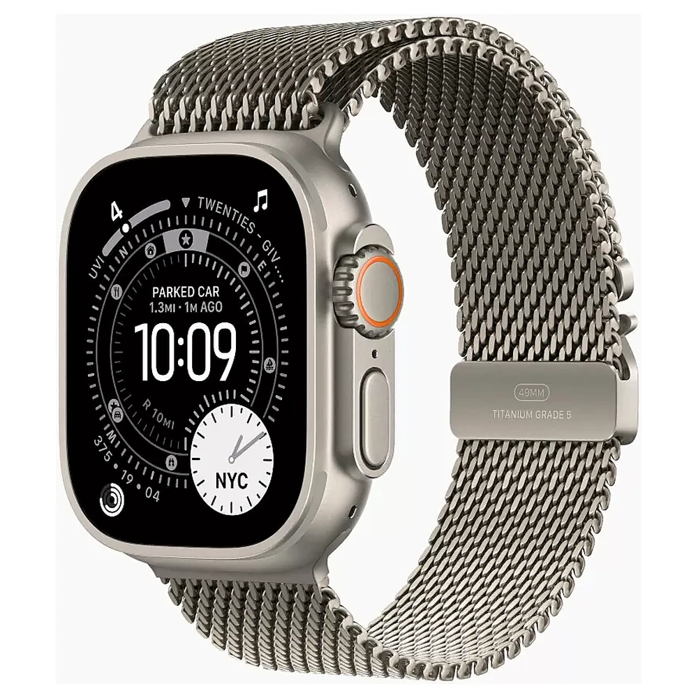 Смарт-часы Apple Watch Ultra 3 49mm Natural / Natural Milanese Loop M MEWY4