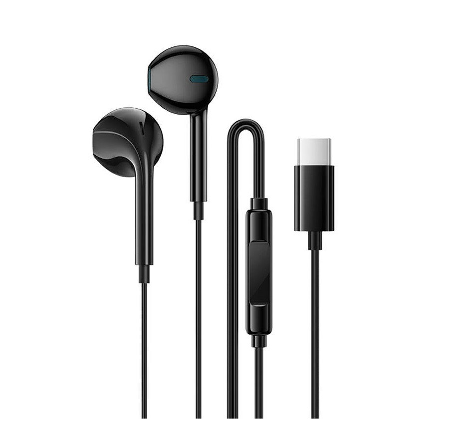 Проводные наушники Borofone BM100 Type-C черные