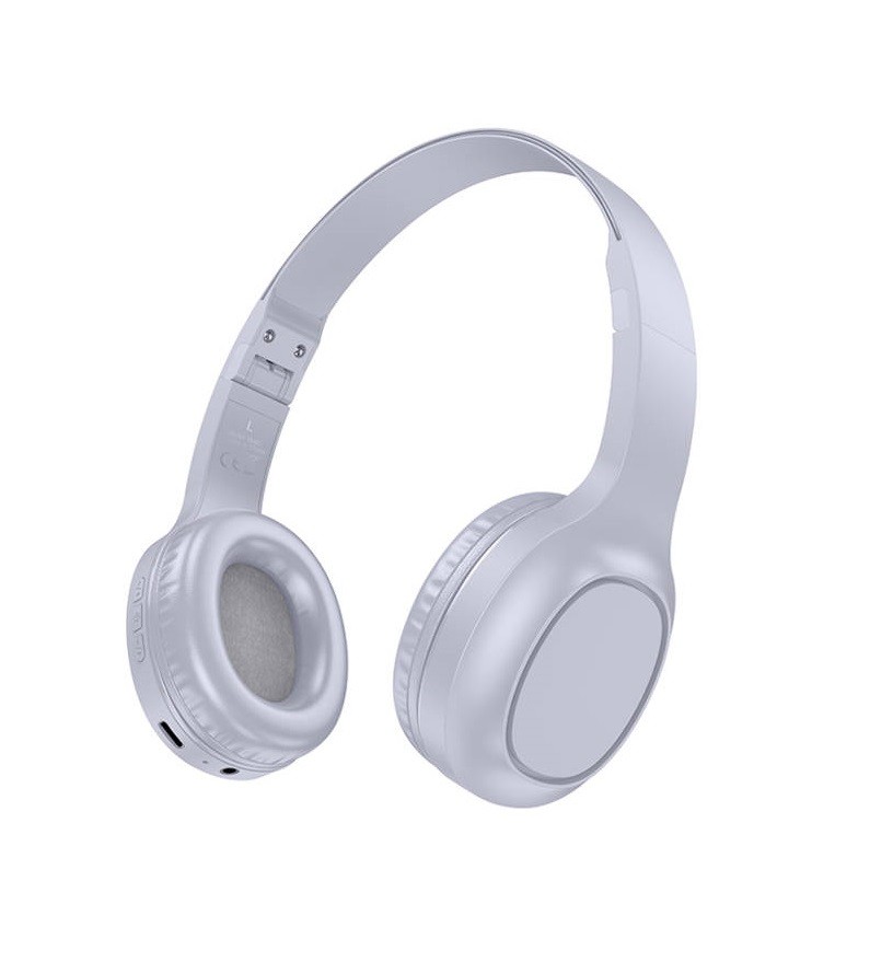 Беспроводные наушники HOCO W46 светло-синие