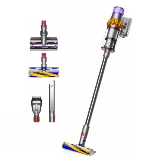 Пылесос Dyson V15 Detect Absolute Yellow/Nickel (SV47) YLNK