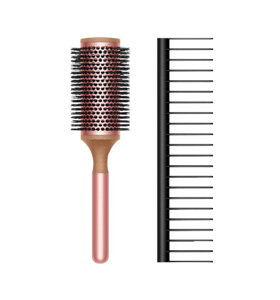 Расческа Dyson Round Brush Pale Rose + Detangling Comb