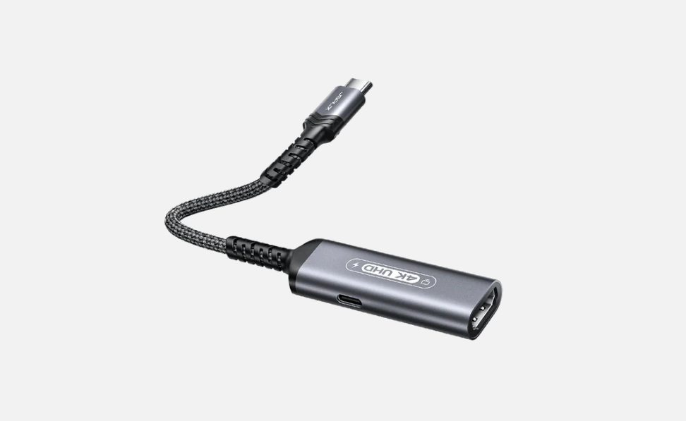 Адаптер 2 в 1 JSAUX HB0201 USB-C на HDMI для 4K UHD@60Hz