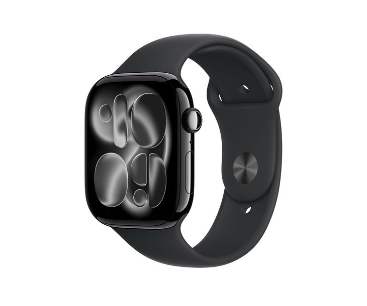 Смарт-часы Apple Watch Series 11 42mm Jet Black / Black Sport Band MEQU4 M/L