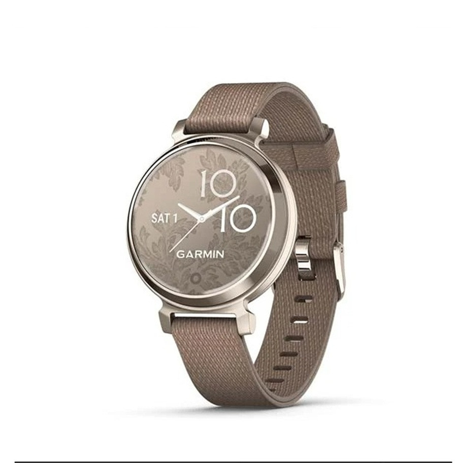 Смарт-Часы Garmin Lily 2 Classic Cream Gold with Coffee Nylon Band