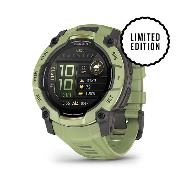 Смарт-часы Garmin Instinct 3 50 Amoled Fern Green with Fern Green Silicone