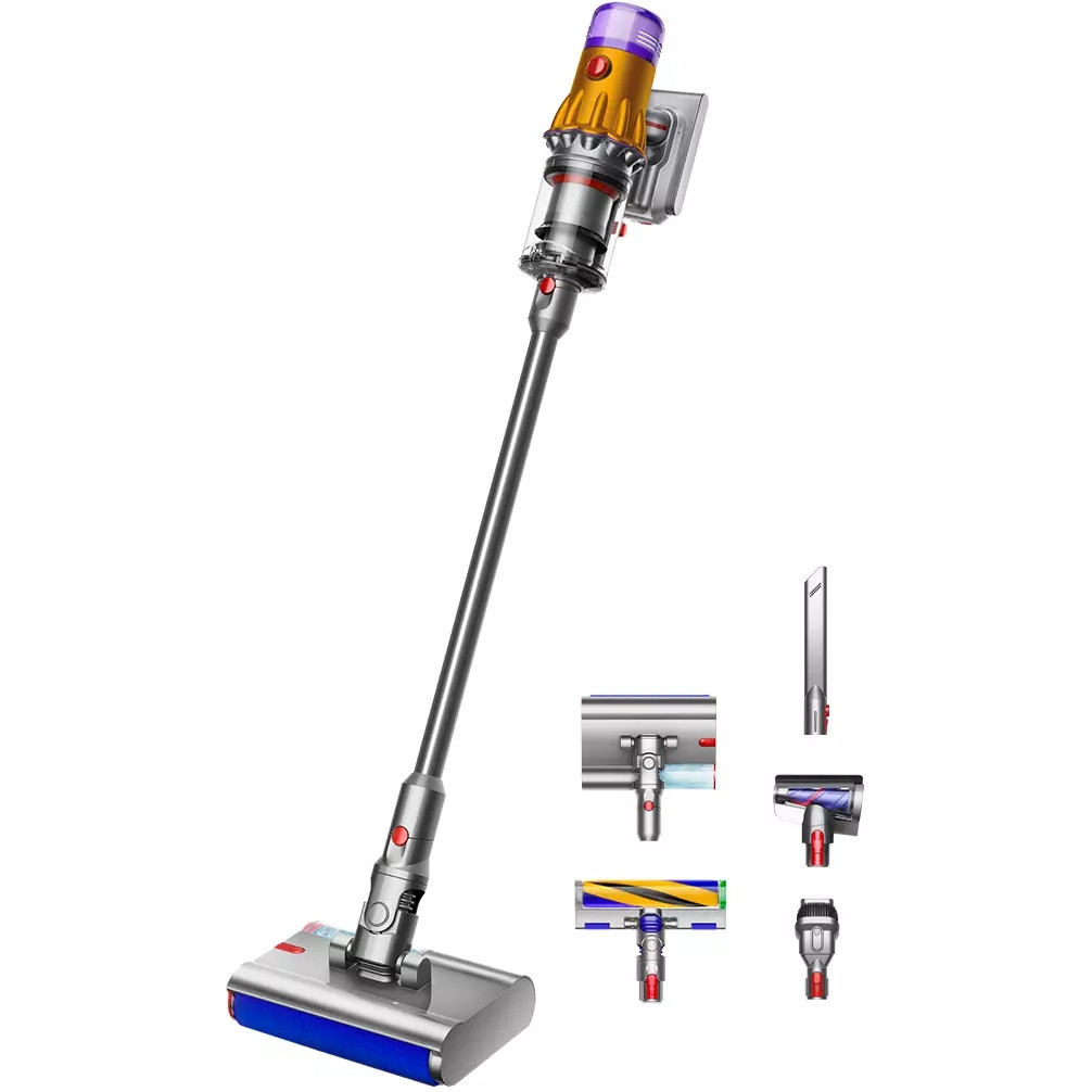 Пылесос Dyson V12S Detect Slim Submarine Complete Yellow/Nickel