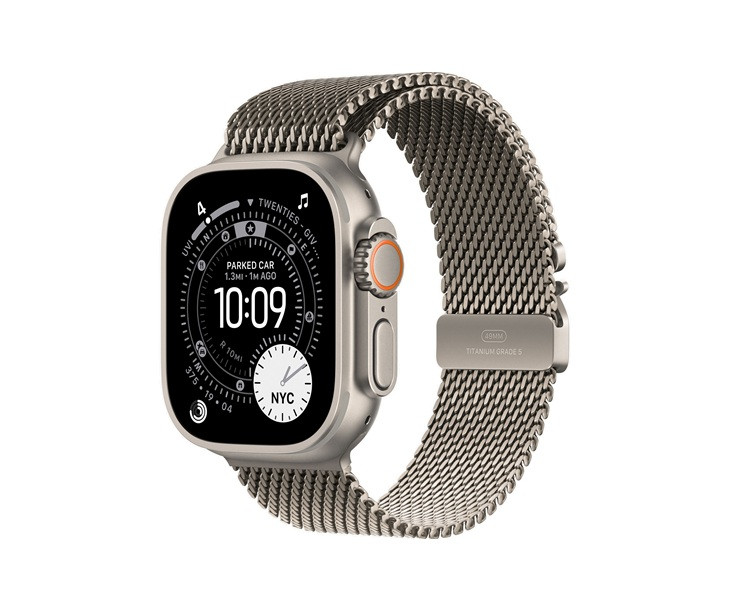 Смарт-часы Apple Watch Ultra 3 49mm GPS+Cellular Natural / Natural Milanese Loop MF0E4 L