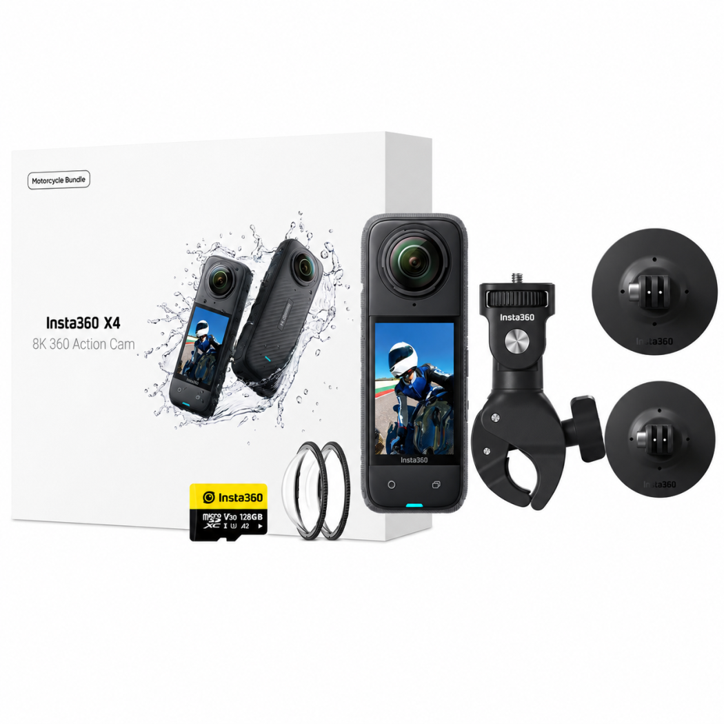 Экшн-камера Insta 360 х4 Motorcycle Bundle