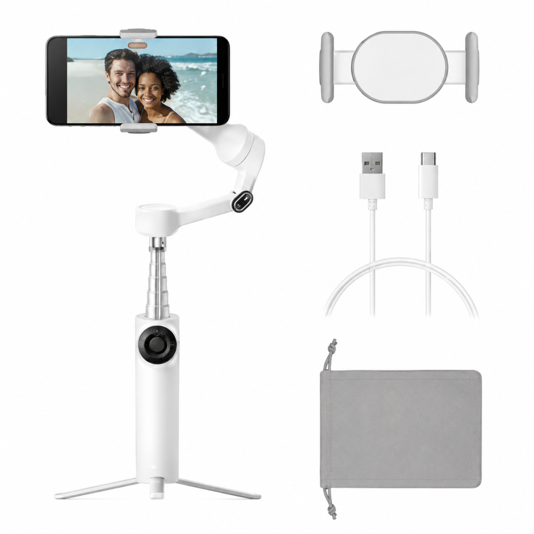 Insta 360 Flow 2 AI Tracket Bundle Summit White
