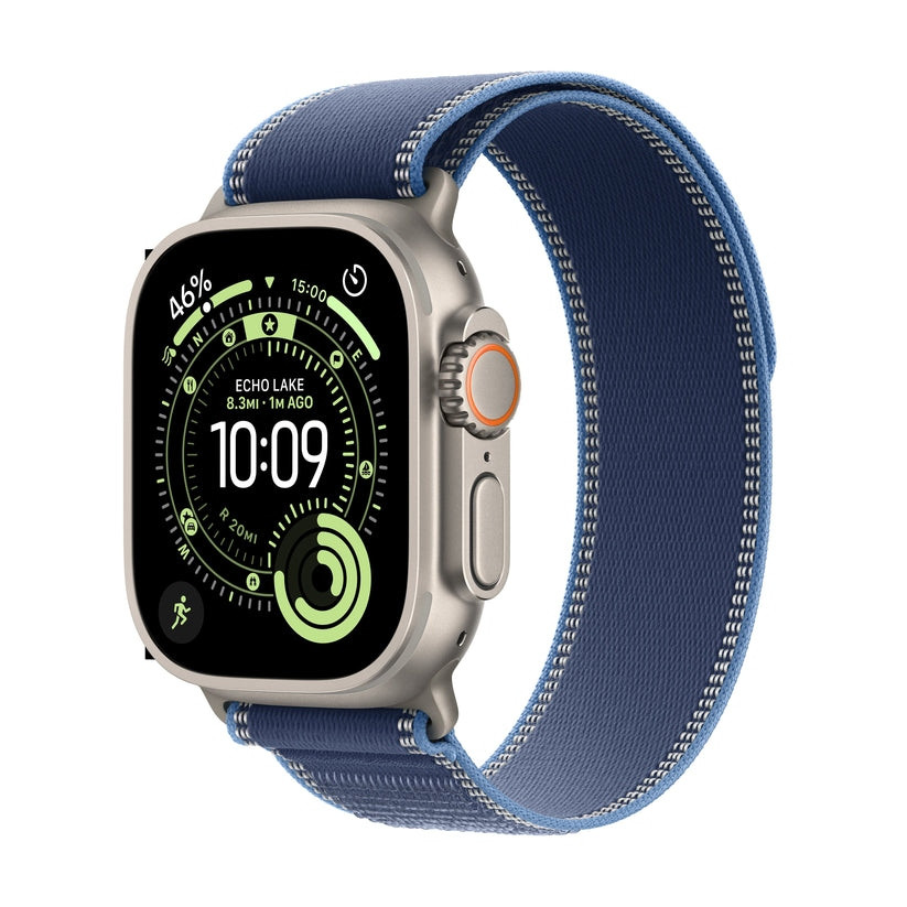 Смарт-часы Apple Watch Ultra 3 GPS + Cellular 49mm Natural Titanium / Blue Trail Loop MEWR4 S/M