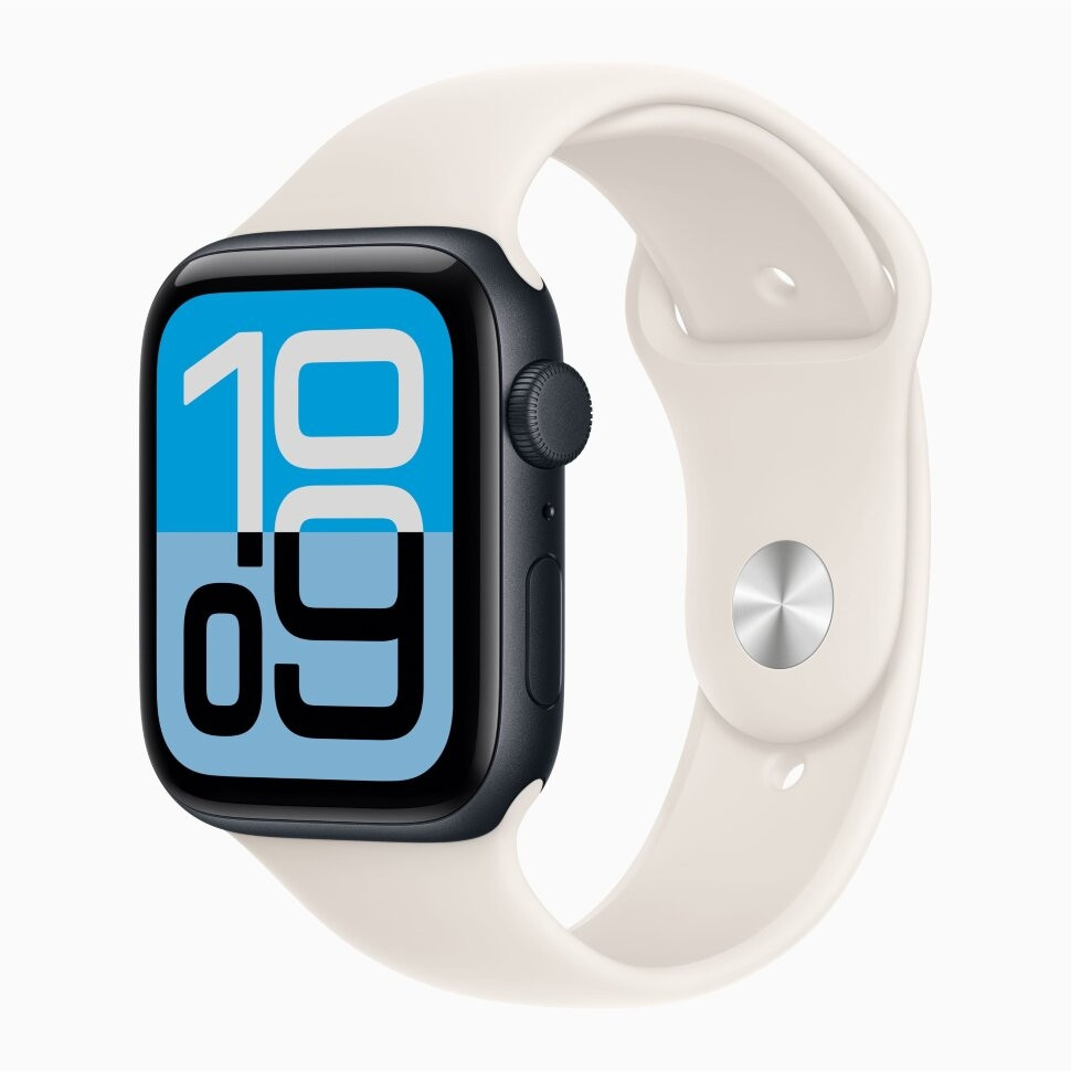 Смарт-часы Apple Watch SE 3 40mm Midnight/ Starlight Sport Band MEHX4 S/M