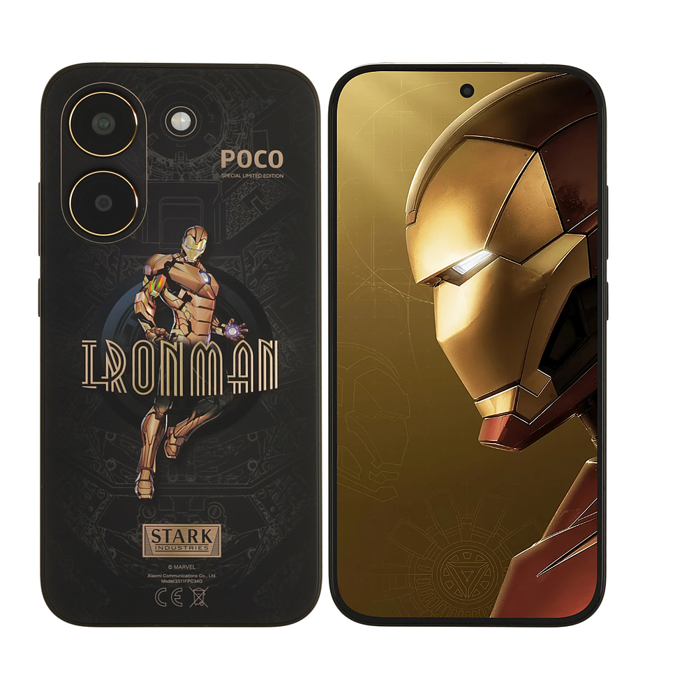 POCO X8 Pro Iron Man Edition 12/512GB Black / Gold (Чёрно/Золотой)