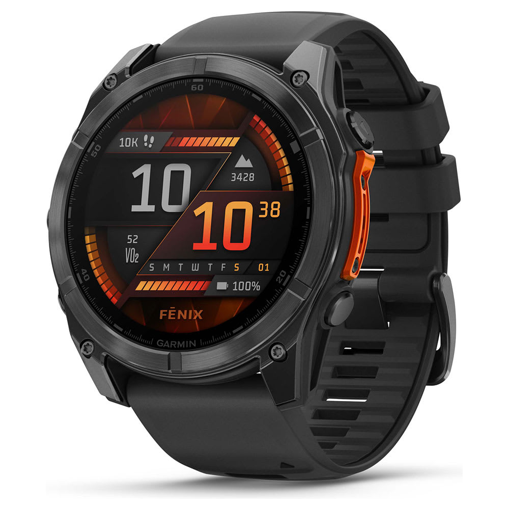 Смарт-часы Garmin Fenix 8 51mm AMOLED Slate Gray with Black Silicone Band (010-02905-00)